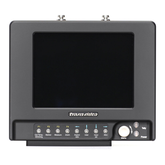 Transvideo CineMonitorHD Evolution Operator's Manual