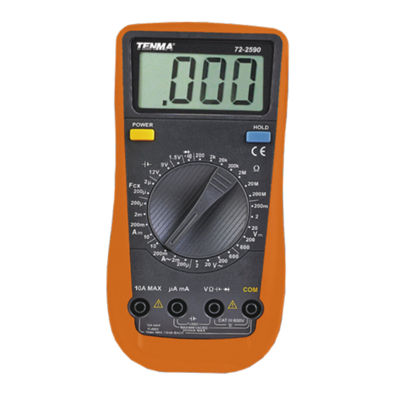 Tenma 72-2590 User Manual