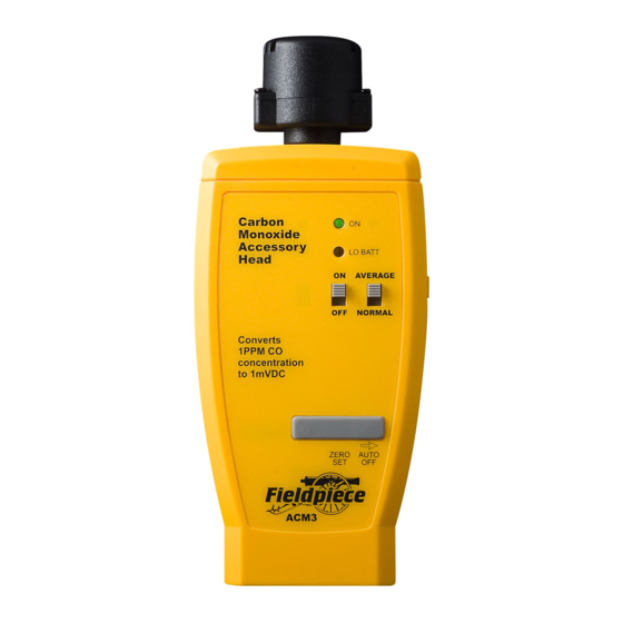 Fieldpiece ACM3 Operator's Manual