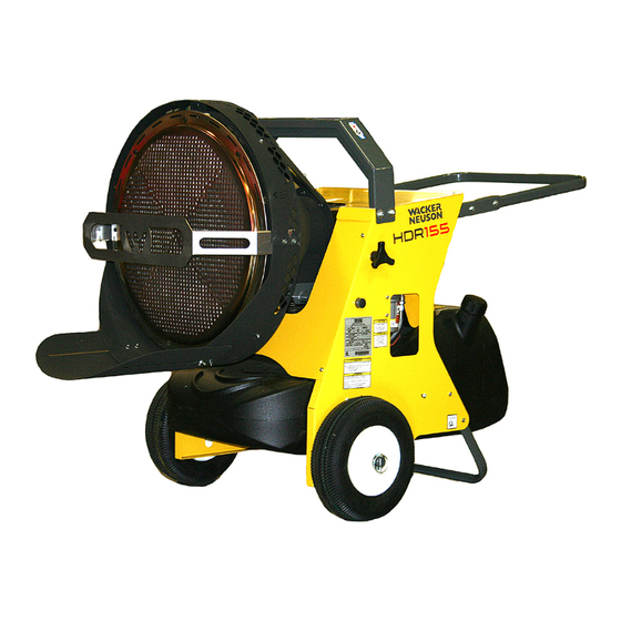 Wacker Neuson HDR155 Operator's Manual