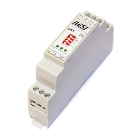 Resi -DMX-MODBUS Manual