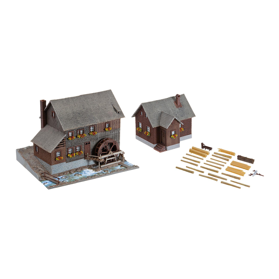 Faller SAWMILL WITH DWELLING HOUSE Manual
