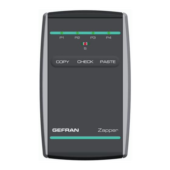 gefran Zapper Manual