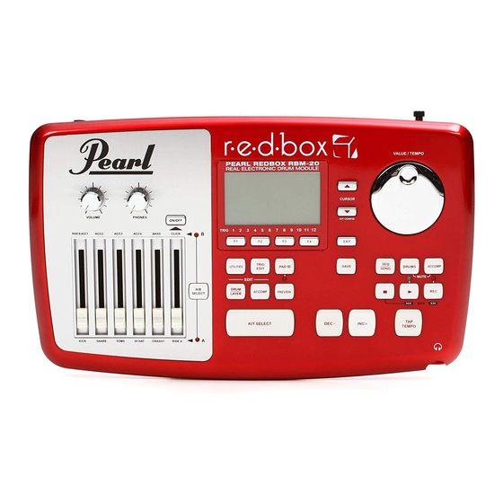 Pearl Red Box RBM 20 Owner's Manual