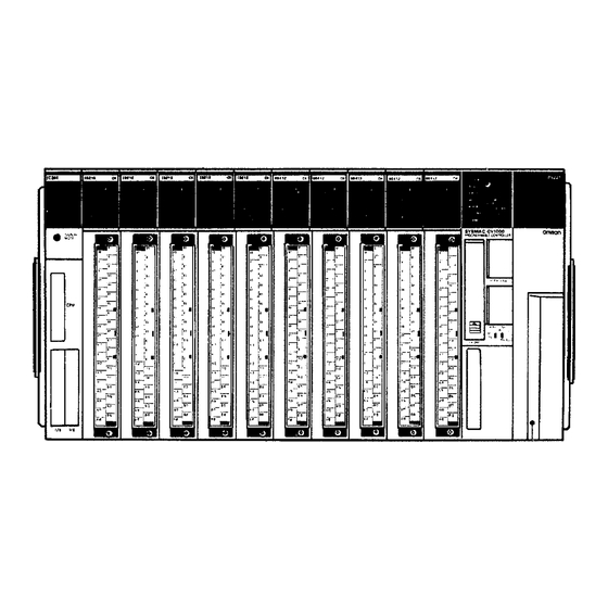 Omron CV500 Installation Manual