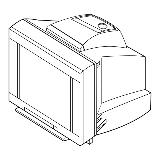 Sony TRINITRON KV-XA25M60 Service Manual