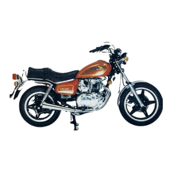 Honda CM250 Custom Owner's Manual