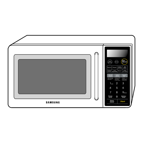 Samsung MW1180STA Owner's Manual