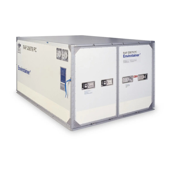 Envirotainer RAP t2 Operation Manual