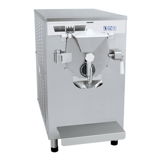 Frigomat Taylor C122 Use And Maintenance Manual