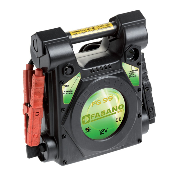 FASANO TOOLS FG 99 Safety Instructions And Instruction Manual