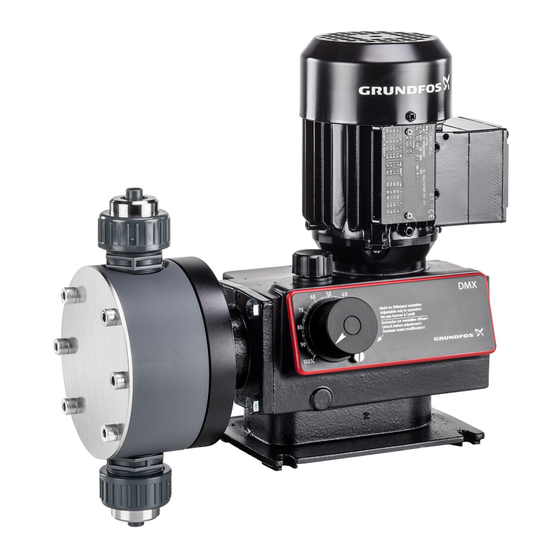 Grundfos DMX 226 Installation And Operating Instructions Manual