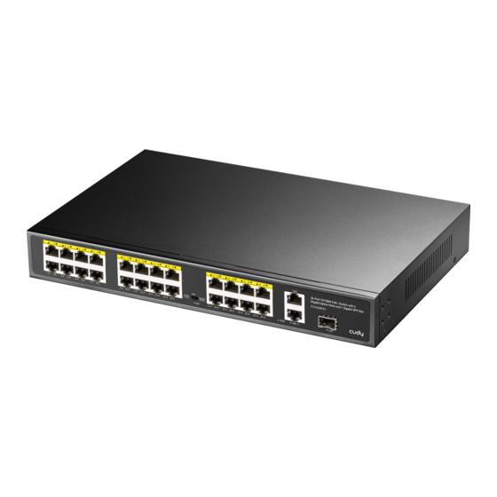 Cudy FS1026PS1 Quick Installation Manual
