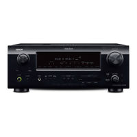Denon AVR 689 - AV Receiver Setup Manual