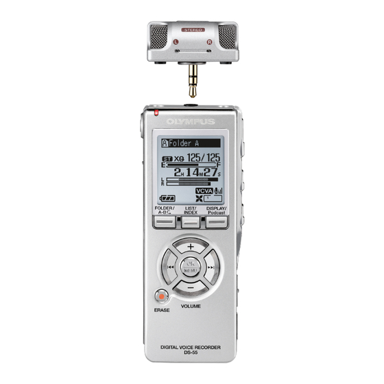 Olympus DS-55 Specifications