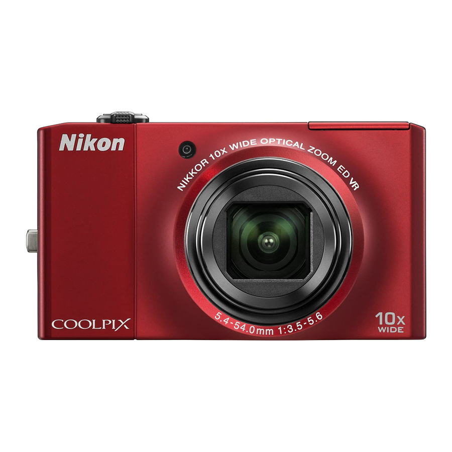 Nikon Coolpix S8000 User Manual