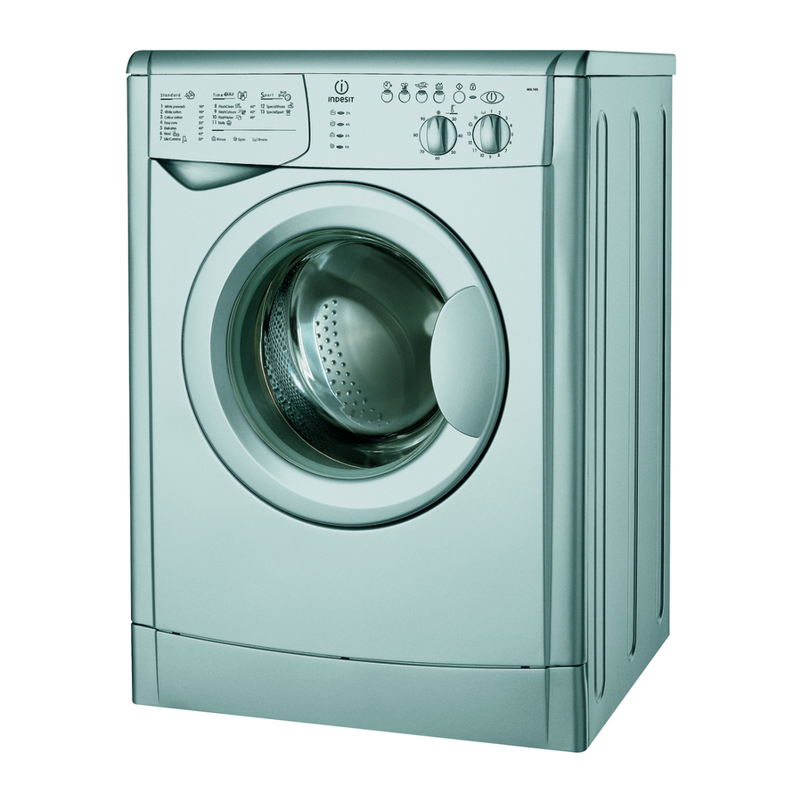 Indesit WIL 143 S Instructions For Use Manual