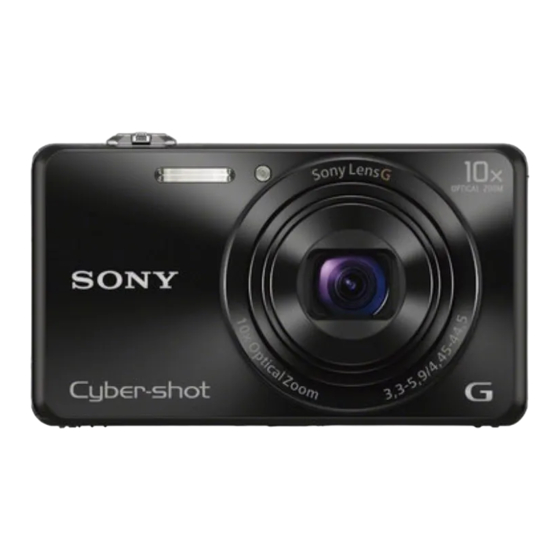 Sony Cyber-shot DSCWX220 Help Manual