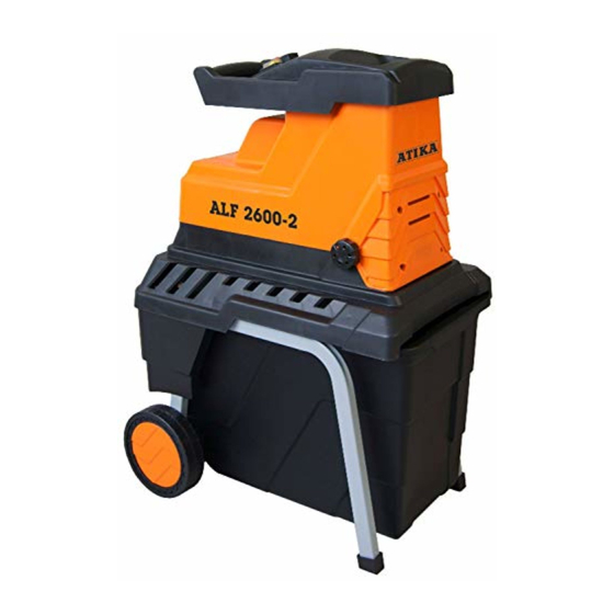 ATIKA ALF 2600-2 Original Instructions Manual