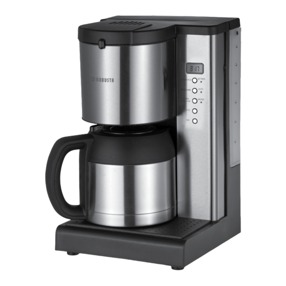 Robusta BLACK COFFEE Manuals