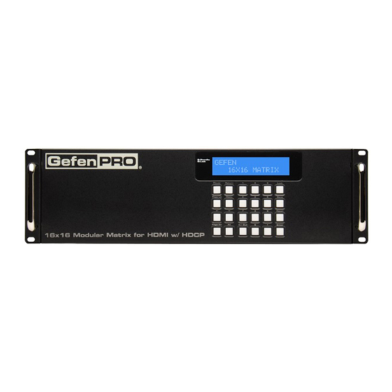 Gefen Pro GEF-HDFST-MOD-16416-HD User Manual