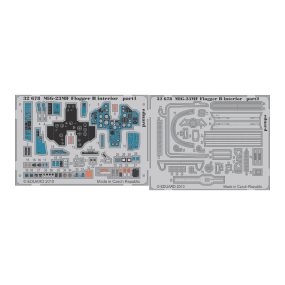 Eduard 32 678 Manual