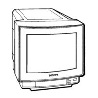 Sony Trinitron GVM-1311Q Operating Instructions Manual