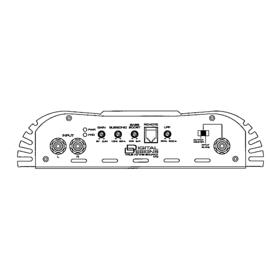 Digital Designs M3 Owner's Manual