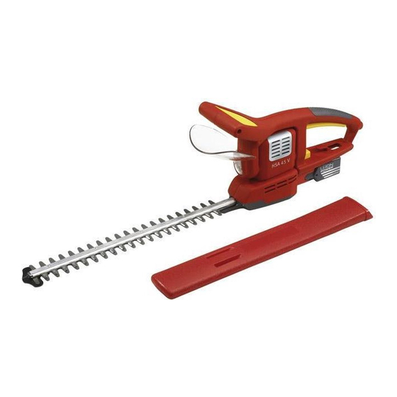 Wolf Garten LI-ION POWER HSA 45 V Instruction Manual
