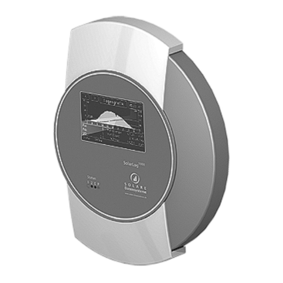 Solare Datensysteme SolarLog 1000 Manual