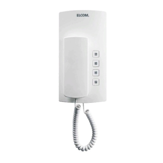 ELCOM BHT-200 Quick Start Manual
