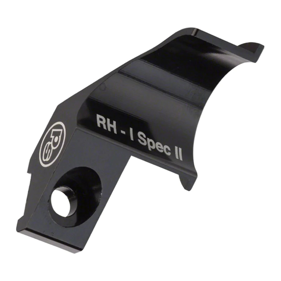 Problem Solvers MISMATCH IS II BRAKE TO SRAM SHIFTER/DROPPER Instructions Manual