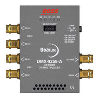 Ross GearLite DMX-9259-A User Manual