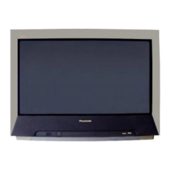Panasonic TX-W32D5F/P Service Manual