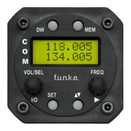 Funke ZATR833S Operation And Installation Instruction