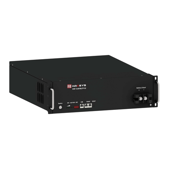 Aeson Power TL-LFP Series Installation And Operation Manual