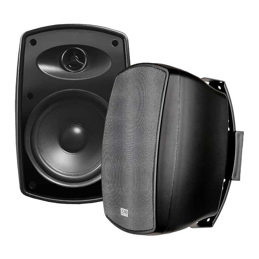 OSD AP525 - 5.25" 2-Way Outdoor Patio Speaker Manual