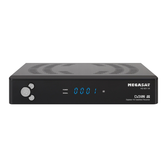 Megasat HD 601 V4 User Manual
