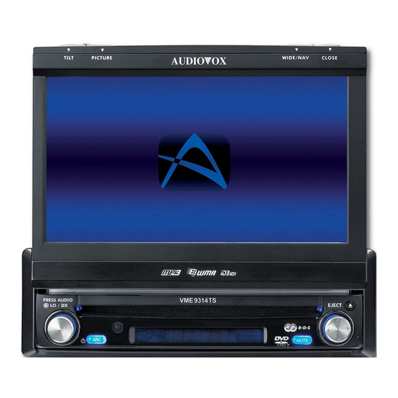 Audiovox VME 9314 TS Datasheet