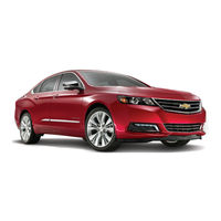 Chevrolet 2015 Impala Getting To Know Manual