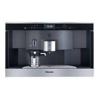 Miele Built-in coffee machine Operating And Installation Instructions