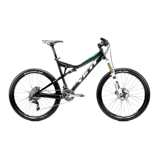 Yeti Cycles AS-R CARBON 2011 Manuals