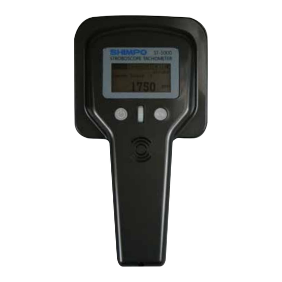 Nidec ST-5000 Operation Manual