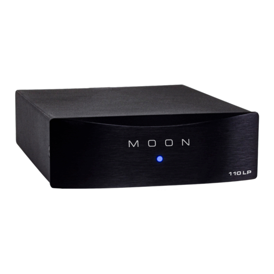 Simaudio MOON 110LP Owner's Manual