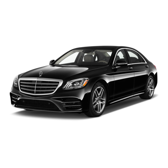 Mercedes-Benz S 450 4MATIC 2019 Operator's Manual
