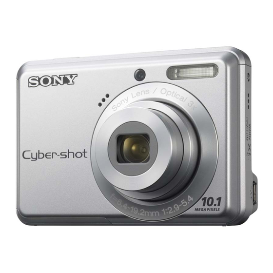 Sony Cybershot DSC-S930 Service Manual