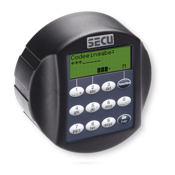 Secu SELO-B Operating Instructions