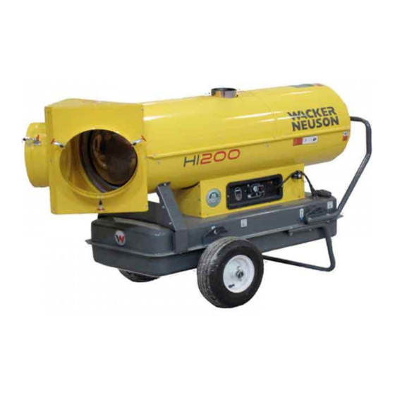 Wacker Neuson HI 110HD D Operator's Manual