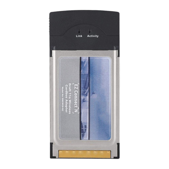 SMC Networks SMC EZ Connect N Pro Draft 11n Wireless CardBus Adapter SMCWCB-N2 User Manual