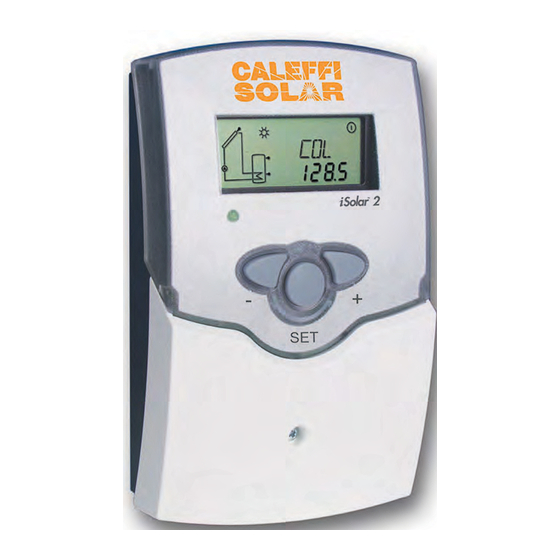 Caleffi solar iSolar 2 Manual